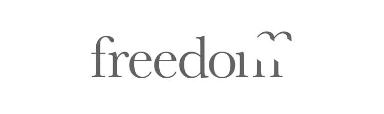 Логотип Freedom — Cвобода. Лучший логотип всех времен и народов по версии Дизайн-сервис. Номинация — абсолютная гениальность идеи