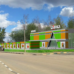 Архитектурный дизайн проект эко-рынка в Москве