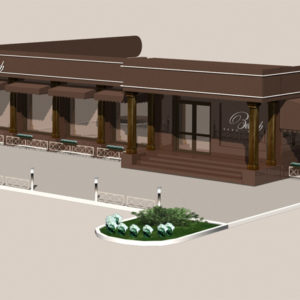 Дизайн-проект кафе Зефир в Орле