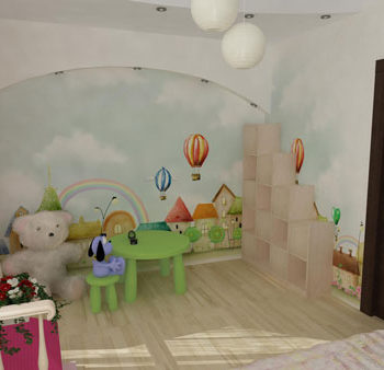 Детская комната, дизайн-проект