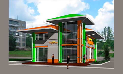 Дизайн проект минимаркета на ул. Рощинская в Орле