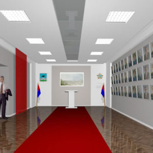 Дизайн проект галереи почетных граждан для мэрии Орла