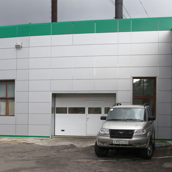 Вентилируемый фасад УАЗ Орел. Производство и монтаж под ключ