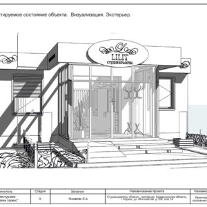 Дизайн фасада салона красоты во Владимире